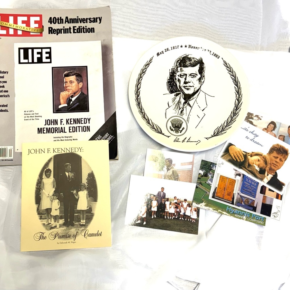 John F. Kennedy Collector Bundle LIFE Memorial Edition Signed Camelot Booklet